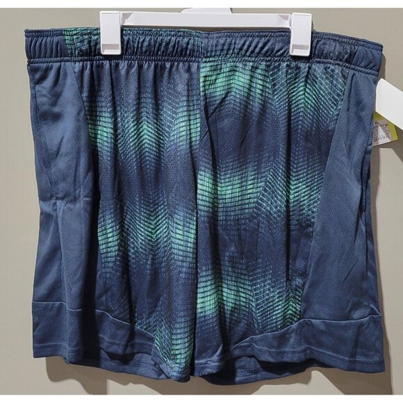 All In Motion Men's XL 40/42 Navy Blue Digital Athletic Court Drawstring Shorts - Picture 1 of 5